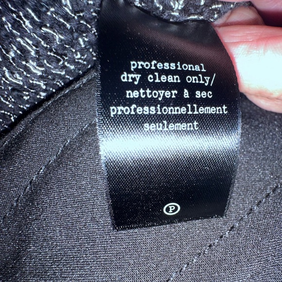 rag & bone WOMEBS large a as Black and Gray Bomber Jacket - Picture 10 of 10